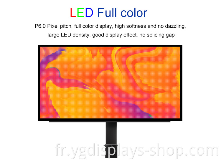 customized outdoor floor standing LED Screen